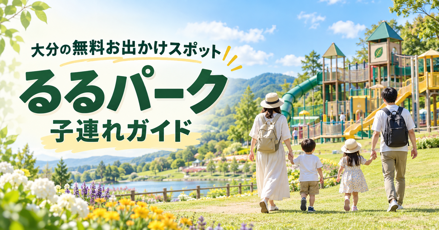 大分のるるパークを子連れで楽しむ家族